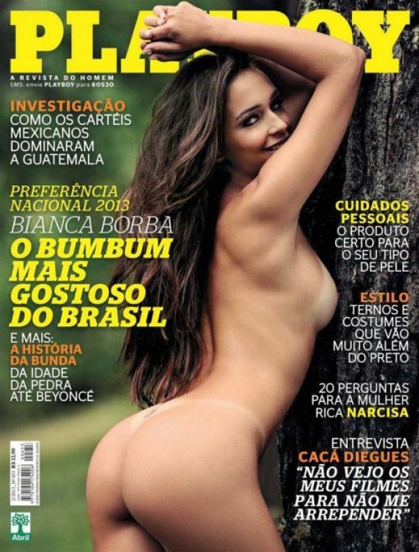 Revista Playboy De Bianca Borba O Bumbum Mais Gostoso Do Brasil